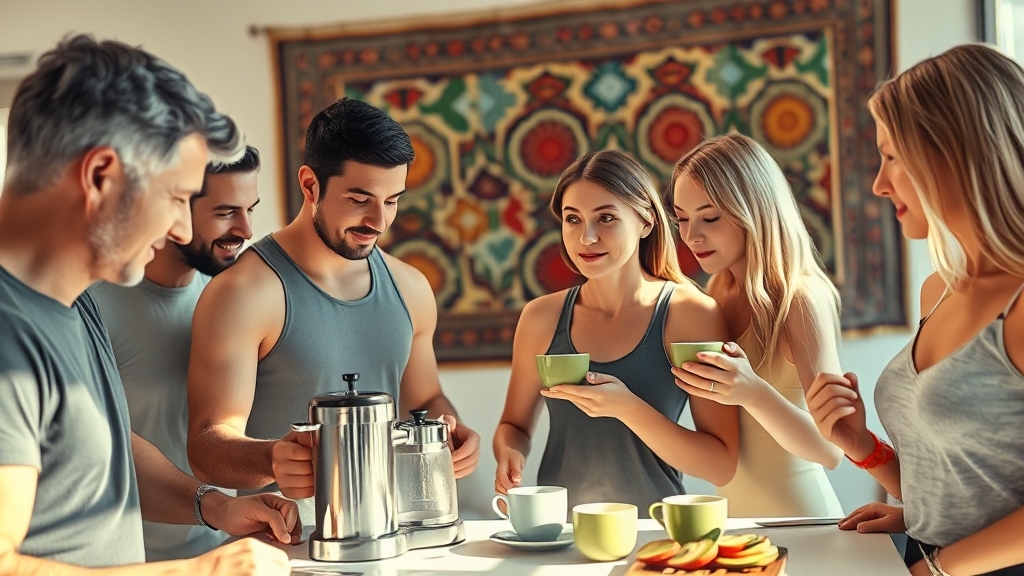 커피, 언제 얼마나 마셔야 할까? (realistic 스타일)