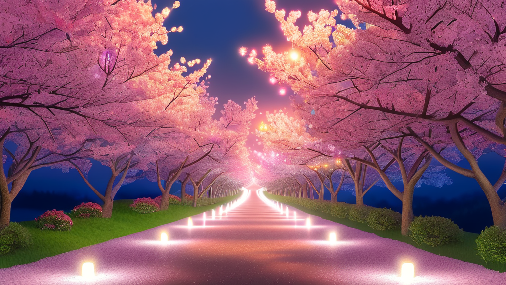 보청천 벚꽃길 방문 전 알아두면 좋은 꿀팁 및 주의사항 (realistic 스타일)