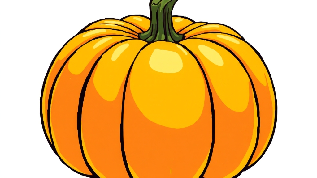 늙은 호박 고르는 법 (cartoon 스타일)