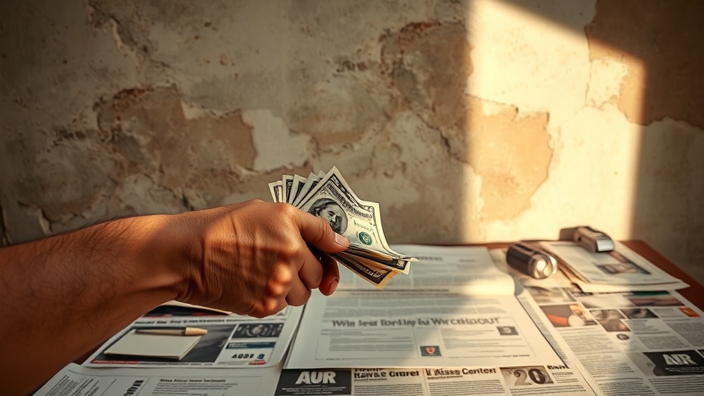 청소비, 누가 내야 할까? (realistic 스타일)