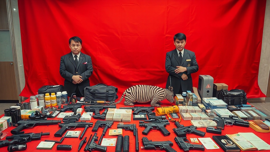 일본 입국 시 반입 금지 품목은? (realistic 스타일)