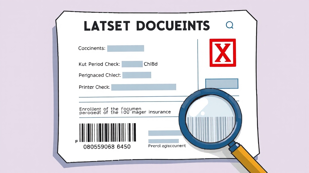 발급 시 유의사항 (cartoon 스타일)