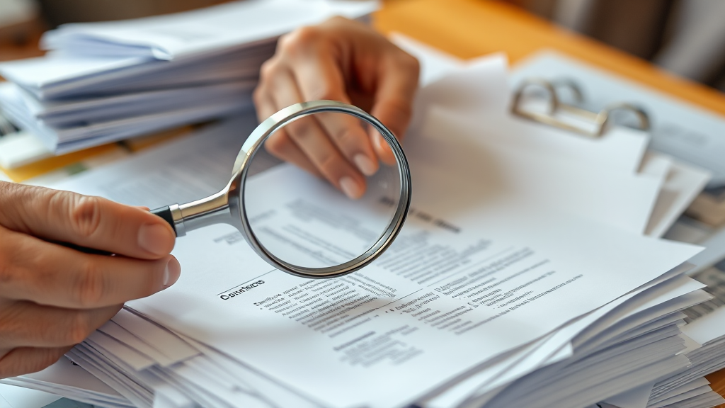 가입 조건 및 준비 서류 (realistic 스타일)