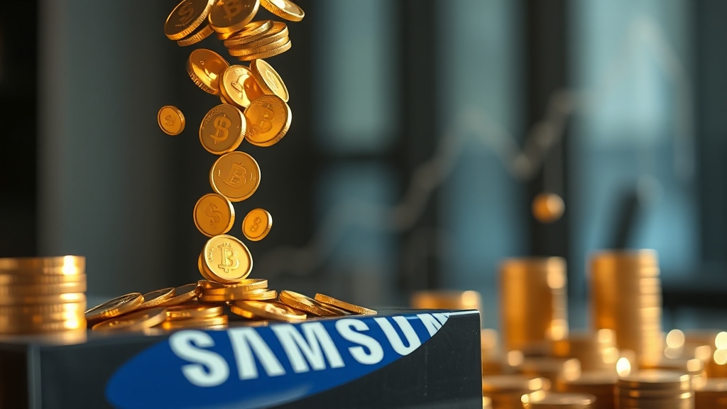 삼성전자 배당금 금액 및 지급 내역 (realistic 스타일)