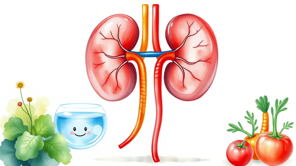 신장 건강 관리를 위한 생활 습관 (realistic 스타일)