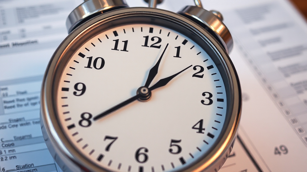 시험 일정 및 과목 정보 (realistic 스타일)