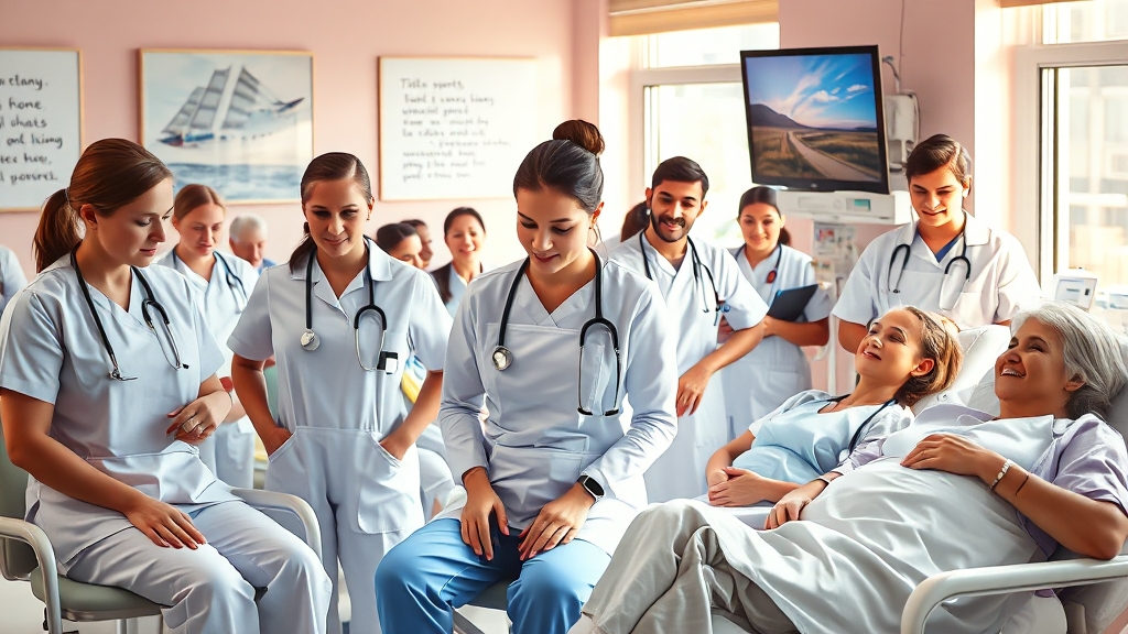 간호법 제정 배경과 목적 (realistic 스타일)