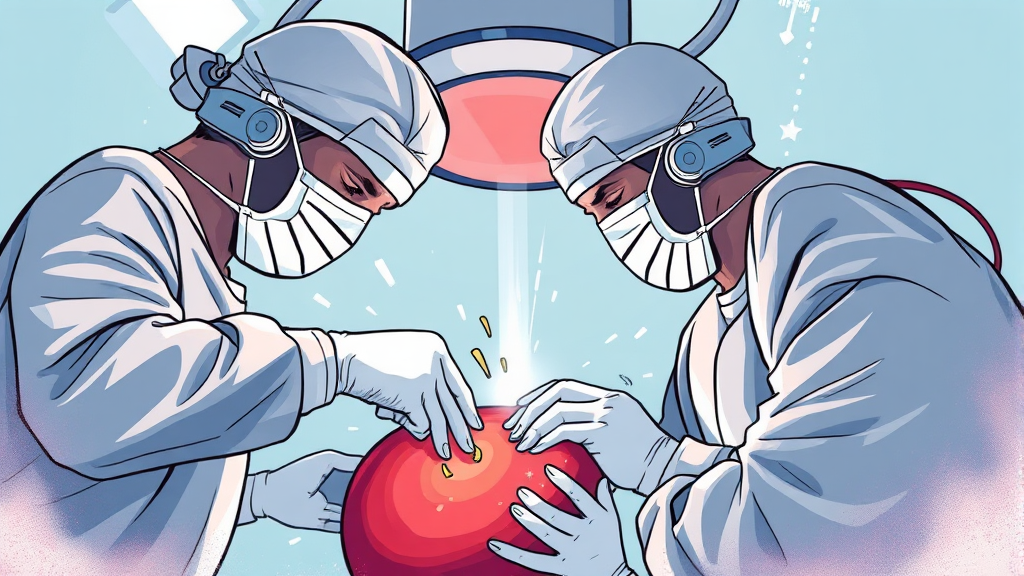 무통성 심근경색: 통증 없는 위험, 증상부터 예방까지 완벽 가이드 6 무통성 심근경색의 진단과 치료, 왜 신속해야 할까? (illustration 스타일)