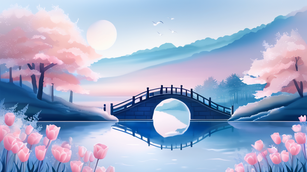 피나클랜드: 자연과 예술이 어우러진 테마공원 (watercolor 스타일)