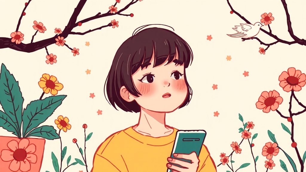 카톡 자동 업데이트, 왜 막아야 할까? (illustration 스타일)