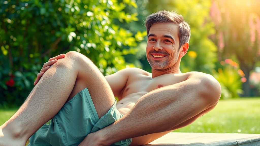 무릎 건강, 생활 습관 개선이 답 (realistic 스타일)