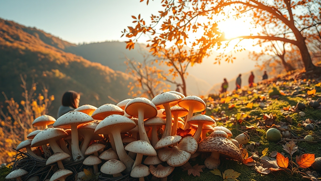 능이버섯 가격: 얼마가 적당할까? (realistic 스타일)