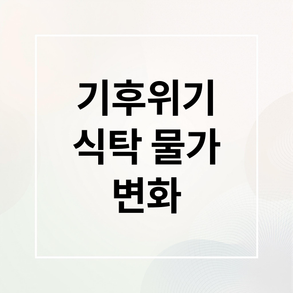 기후위기
식탁 물가
변화 (기후위기)