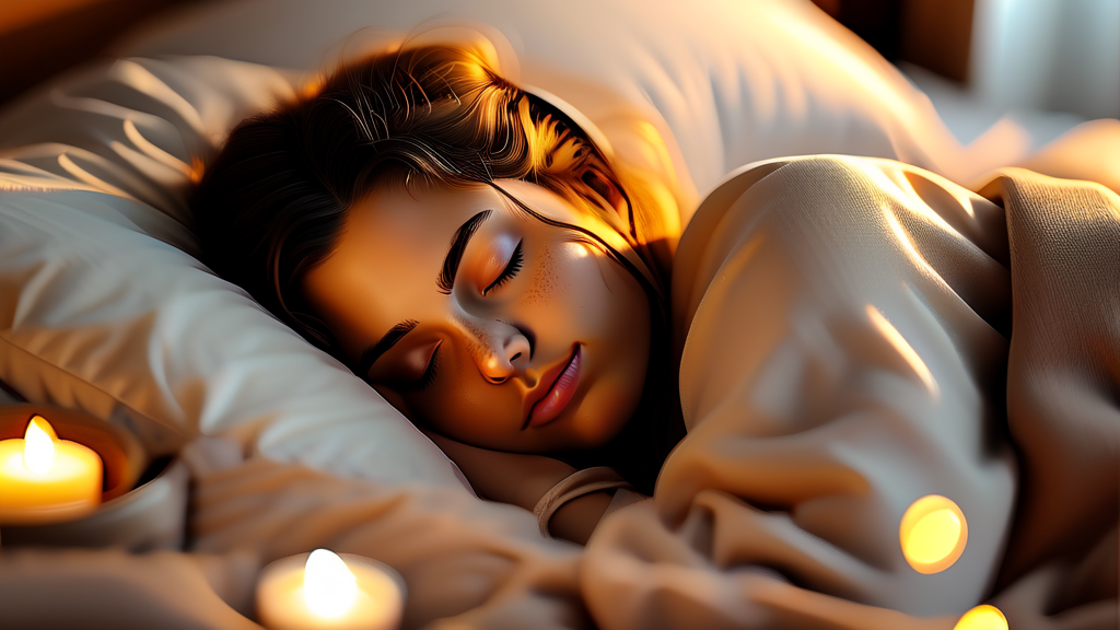 수면 습관 개선: 잠들기 전 나만의 루틴 만들기 (realistic 스타일)