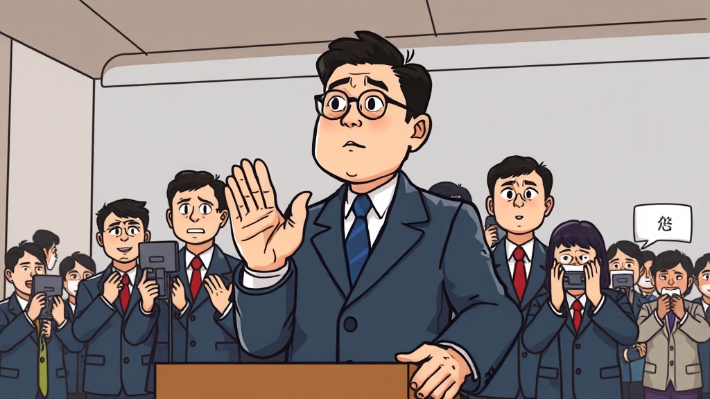 노만석 대행, 사퇴 배경은? (cartoon 스타일)