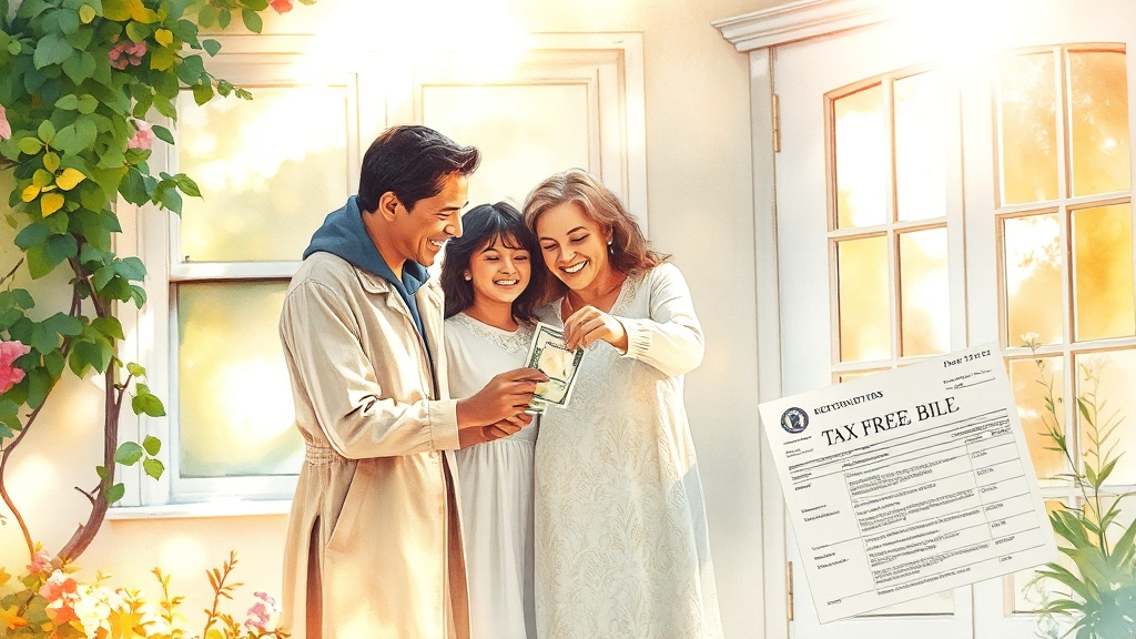 1세대 1주택, 비과세 조건은? (watercolor 스타일)