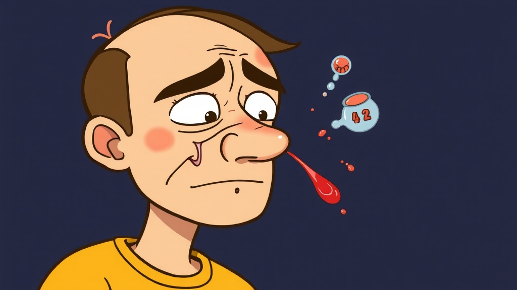 비염 vs 부비동암: 결정적 차이 (cartoon 스타일)