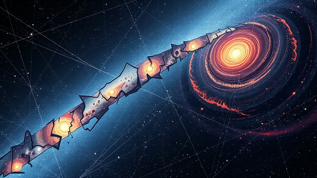 우주 종말 시나리오, 무엇이 있을까요? (illustration 스타일)