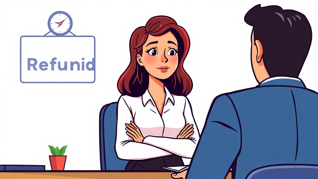 환불 거부! 대처법은? (cartoon 스타일)