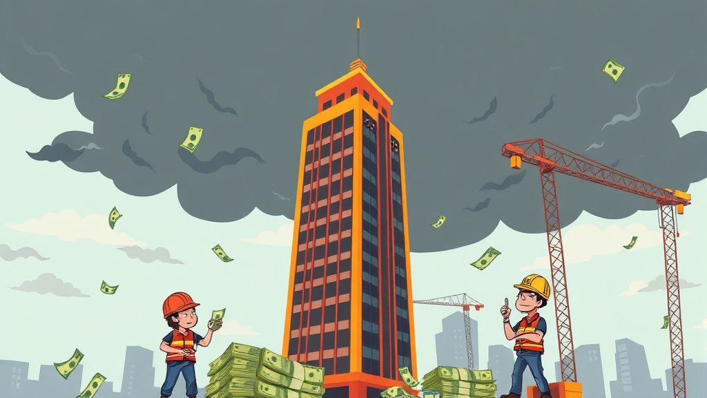 부동산 PF란 무엇일까요? (cartoon 스타일)