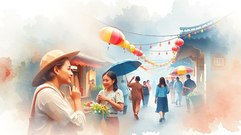 디지털 온누리 상품권 사용 방법 (watercolor 스타일)