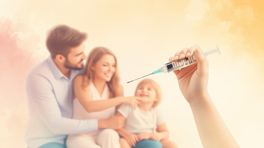 독감 예방접종 방법 및 주의사항 (watercolor 스타일)