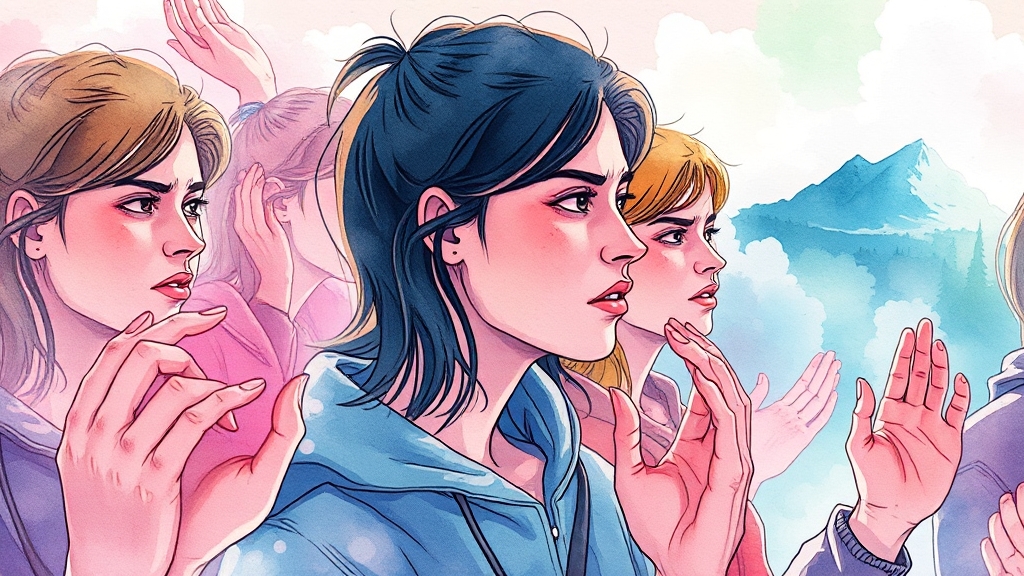 HSP, 일상 속 어려움은 무엇일까요? (illustration 스타일)