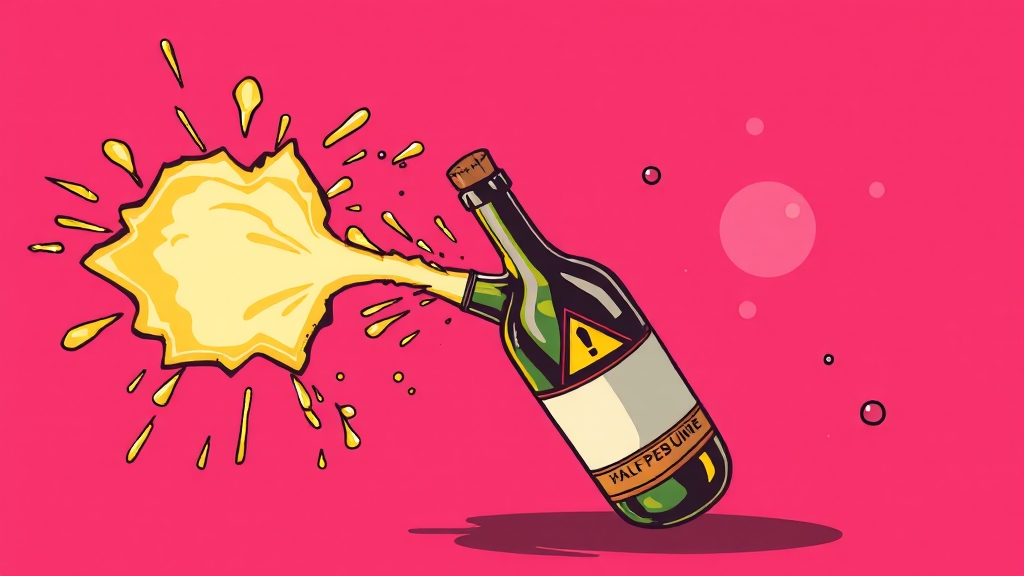 소비자 안전 주의사항 (cartoon 스타일)