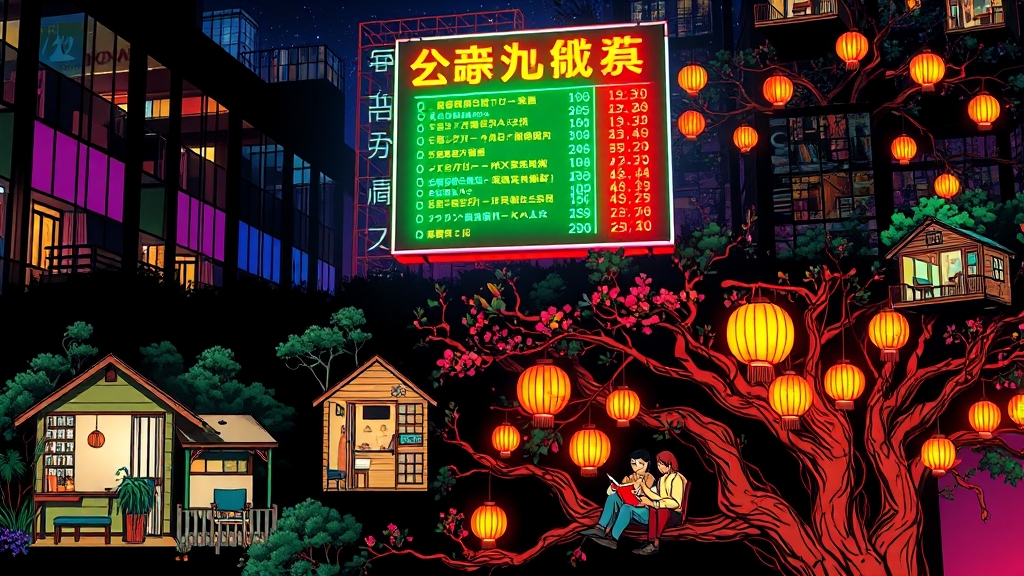 숙박 시설별 요금 비교 분석 (popart 스타일)