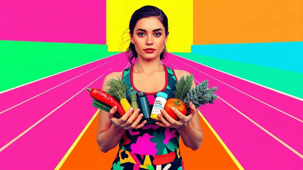 빈혈 악화시키는 식품과 습관 (popart 스타일)