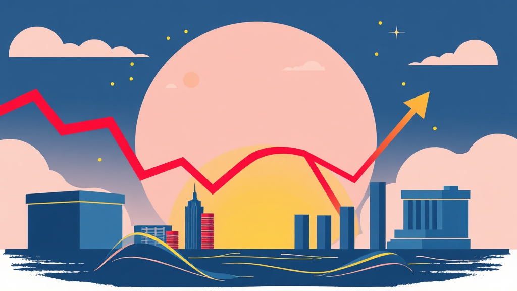향후 금리 전망과 금융 시장의 움직임 (illustration 스타일)
