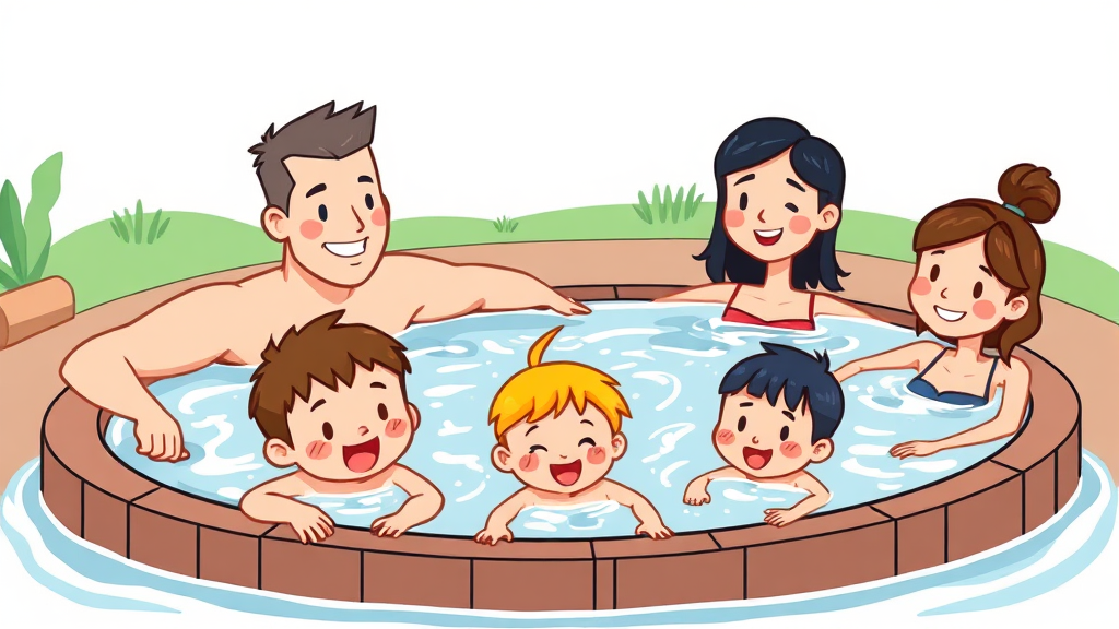 부대시설 및 편의시설 비교 (cartoon 스타일)