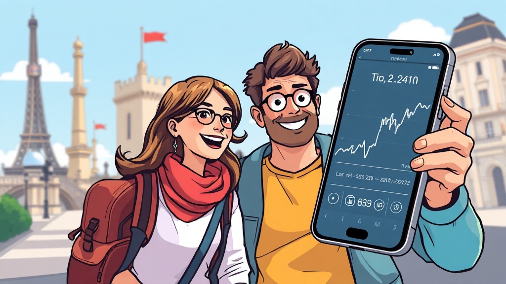 환전 시기, 언제 해야 이득일까? (cartoon 스타일)