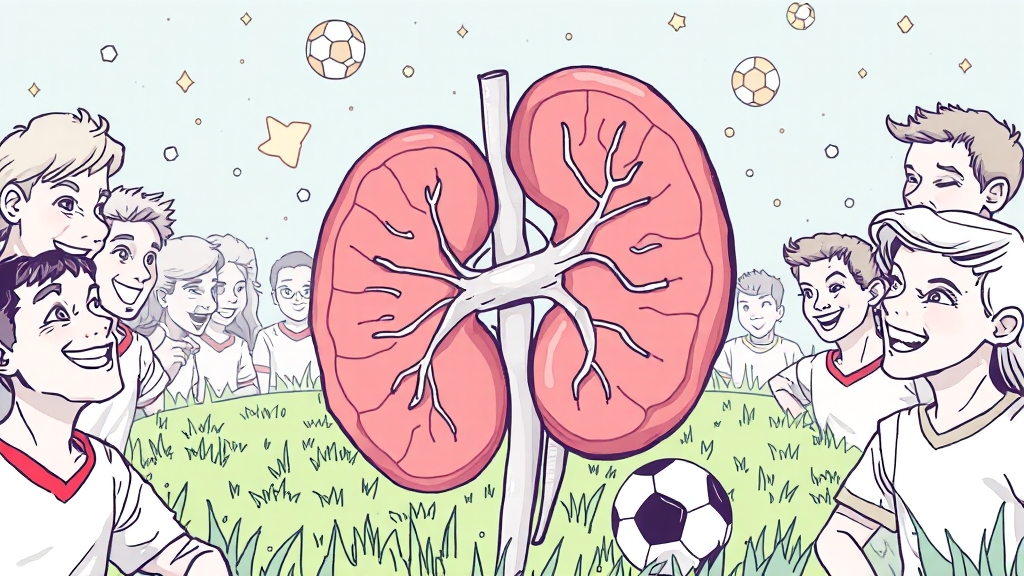 단백뇨, 자세히 알아보기 (illustration 스타일)