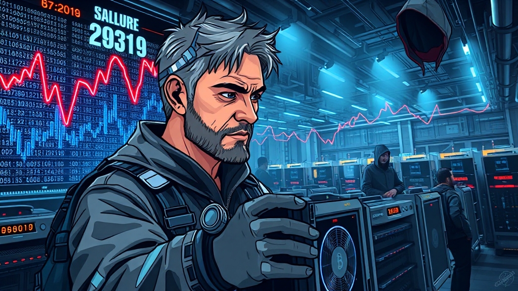 채굴자 변화, 네트워크는 안전할까? (illustration 스타일)