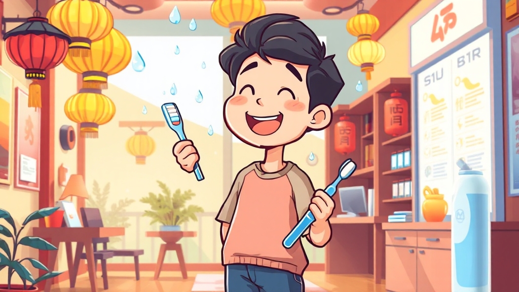 구취 재발 방지 전략 (cartoon 스타일)