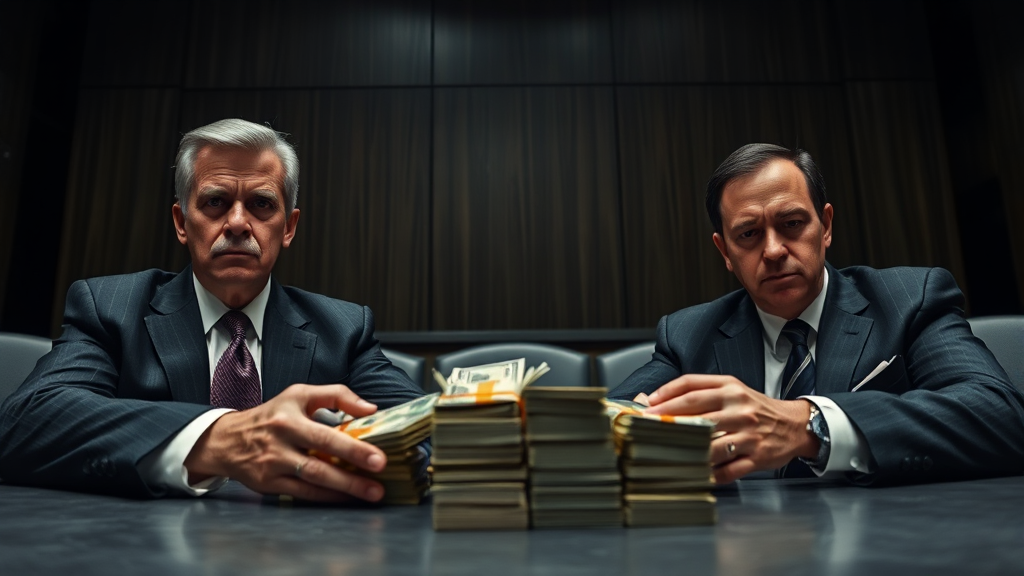 횡령 혐의, 변론 전략은? (realistic 스타일)