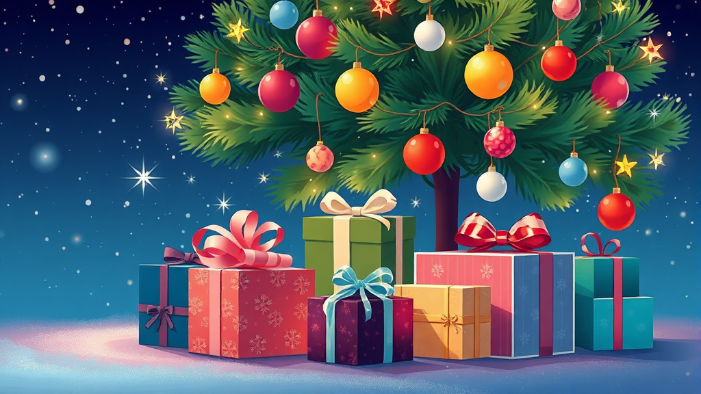 종류별 선물 추천: 센스있는 선택! (illustration 스타일)