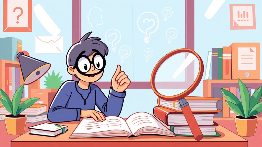 문제 해결 및 문의 (cartoon 스타일)