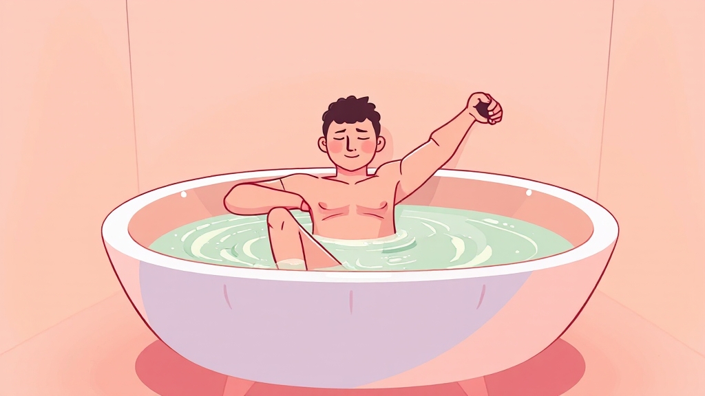 숙면 돕는 이완 & 스트레칭 (cartoon 스타일)