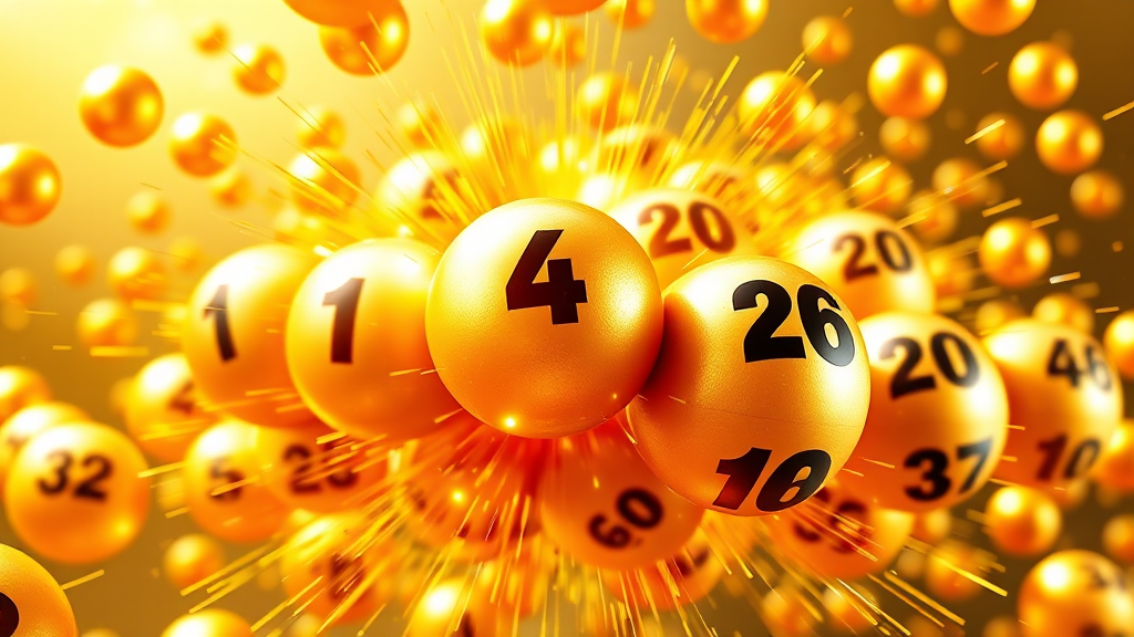 1200회 로또 당첨 번호는? (realistic 스타일)