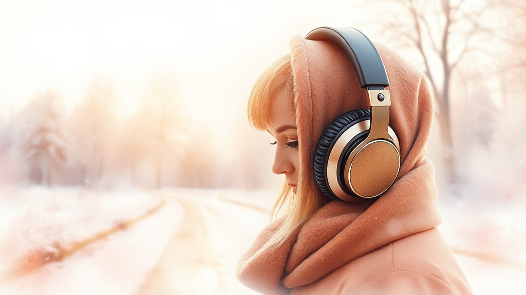 겨울 헤드폰 완벽 가이드 5 귀마개 vs 헤드폰: 장단점 비교 (watercolor 스타일)