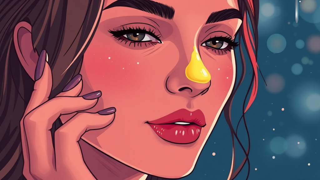 나이트 케어 루틴 (illustration 스타일)