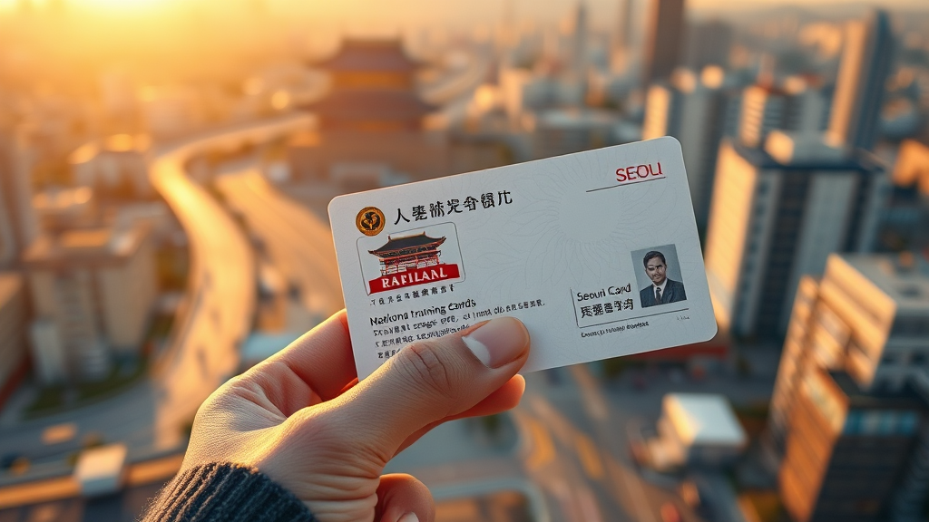 서울시 거주 조건 및 필요 서류 (realistic 스타일)