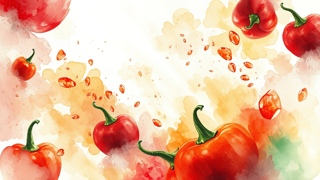 비타민 C와 면역력 강화 (watercolor 스타일)