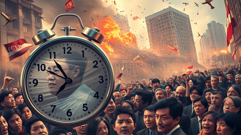 지지율 하락, 더 자세히 알아볼까요? (realistic 스타일)