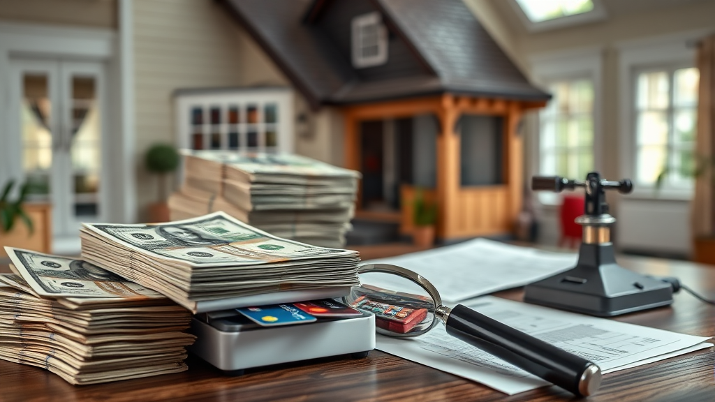 주택담보대출 심사 과정 및 준비 서류 (realistic 스타일)