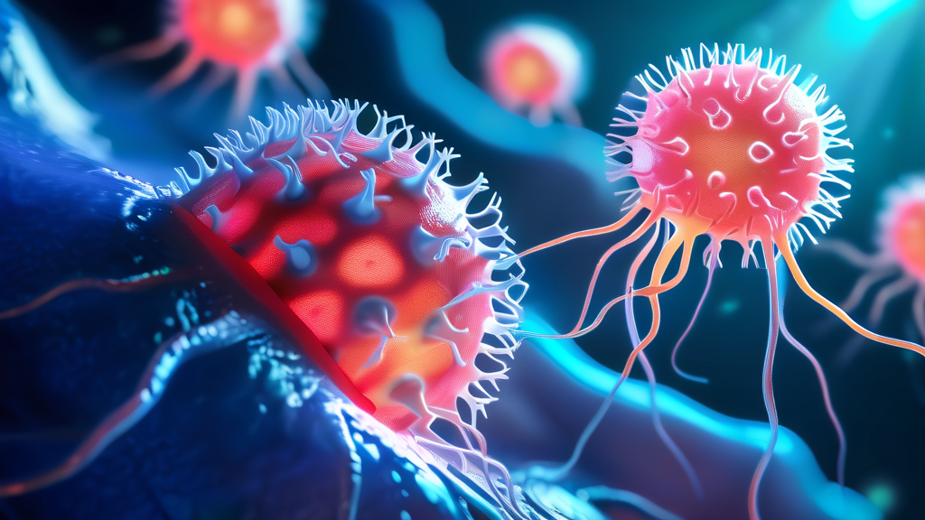 산후 갑상선염의 주요 원인 (realistic 스타일)