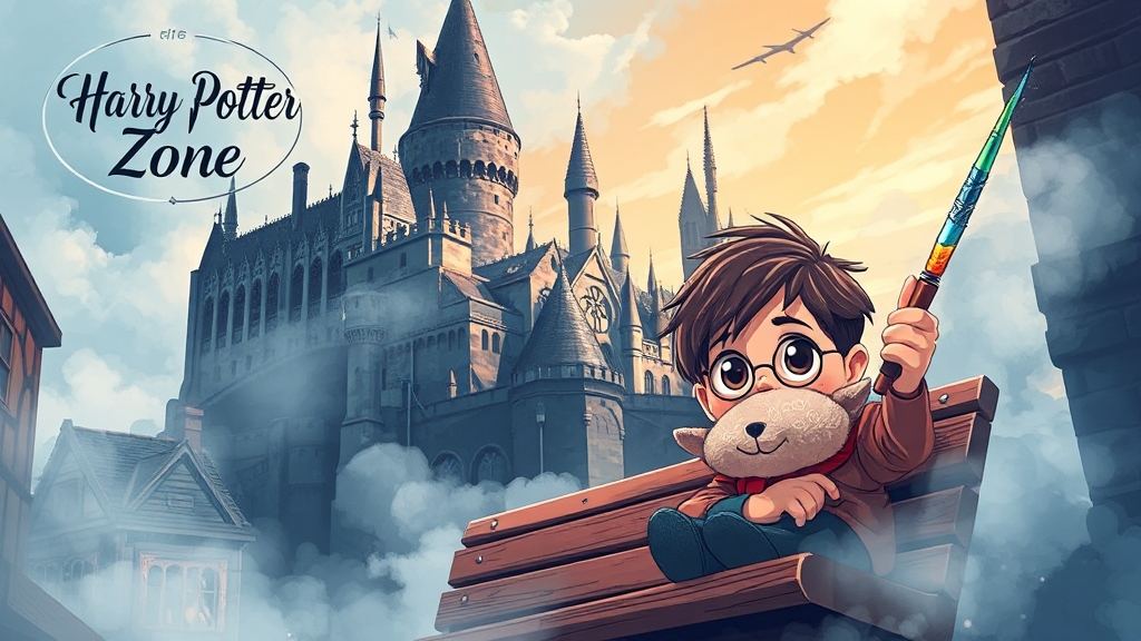 해리포터 존 연계 일정 (illustration 스타일)