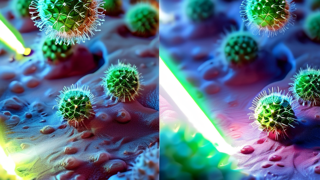 곤지름, 깨끗하게 없애는 최신 치료법은? (realistic 스타일)
